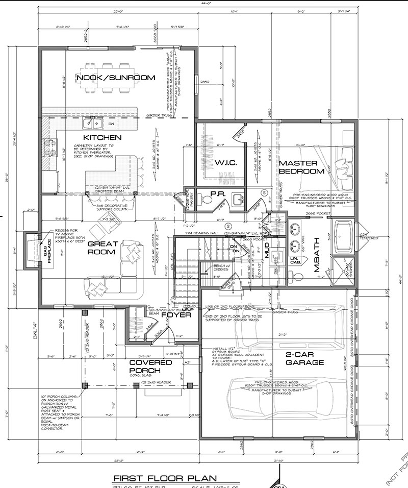Mason William Model Custom Home by Cumberland Development Howard County MD Custom Home Builder